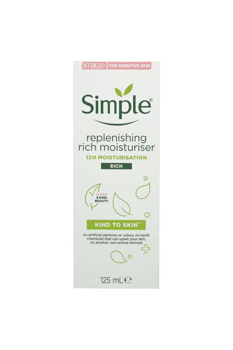 Simple Replenishing Rich Moisturiser 125ml Beauty 163 3995