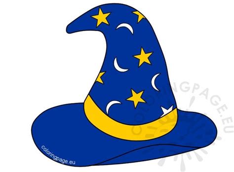 Wizard Hat clipart vector | Coloring Page