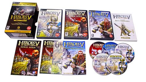 HEROES OF MIGHT AND MAGIC V ZŁOTA KOLEKCJA BOX PL PC Stan używany