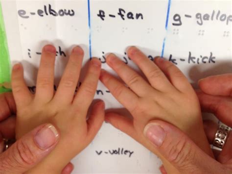 Teaching Braille To Young Children Visually Impaired Children