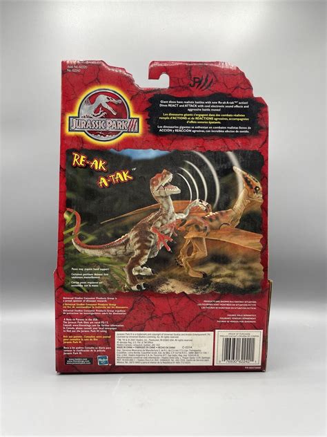 Jurassic Park Iii Electronic Re Ak Attak Pack Raptor Vtg 2001 Action Figure New Ebay