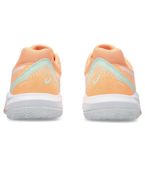 Sapatilhas Padel Asics Gel Dedicate Padel Mulher Laranja Branco