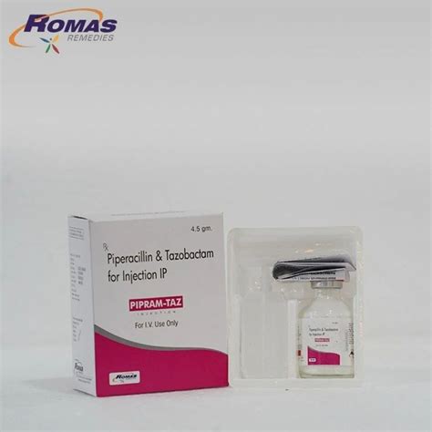 PIPERACILLIN SODIUM TAZOBACTAM SODIUM INJECTION 4 5 G At Rs 546 Vial