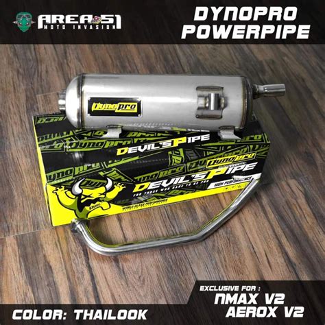 Dyno Pro Power Pipe For Nmax V2 Aerox V2 Shopee Philippines