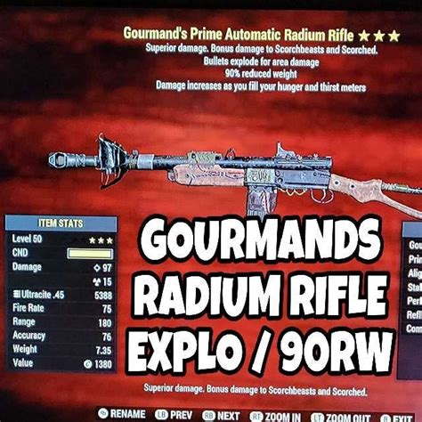 Weapon Gourmands Radium Rifle Game Items Gameflip