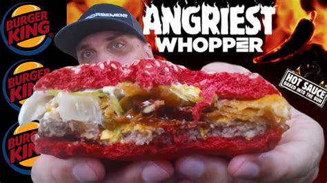 Burger King® Angriest Whopper Review 251 🍔👑👿🔥 Youtube