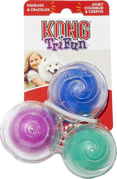 Kong Tri Fun Triangle Dog Toy Small