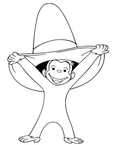 Curious George Coloring Pages To Print Coloring Home 2132 | The Best ...