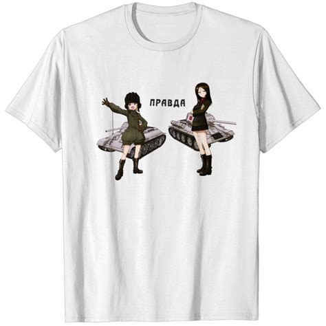 Girls Und Panzer Pravda GUP Правда Russian School T-shirt sold by ...