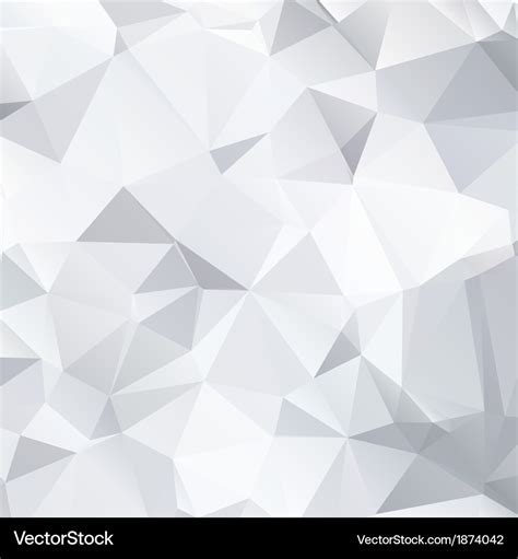 Abstract black and white background of polygonal Vector Image