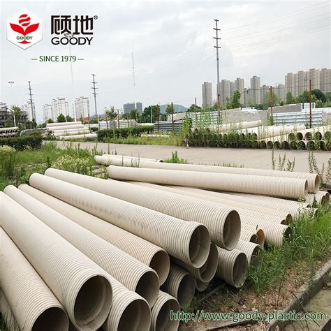 Pvc U Twin Wall Reinforced Pipes Pvc Drainage Pipe China Buried Pvc U