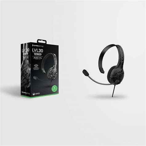 Pdp Lvl30 Wired Headset With Single Sided One Ear Headphone For Pc Xbox Mac Tablet