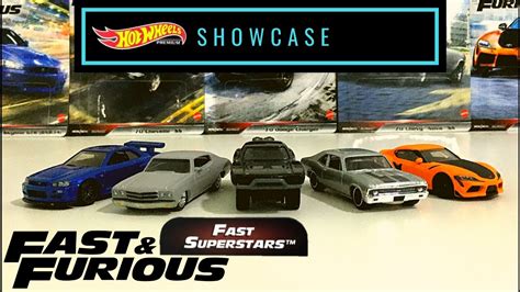 Showcase Hot Wheels Premium 2021 Fast Furious Fast Superstars Mix