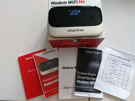 Modem Smartfren M6 Full Set Elektronik Bagian Komputer Aksesoris Di