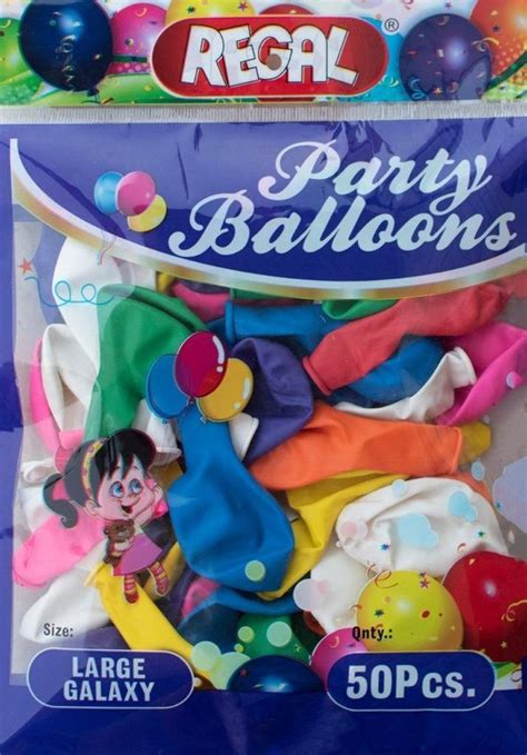 Rubber Regal Multicolor Party Balloons Packaging Type Packet Size 2