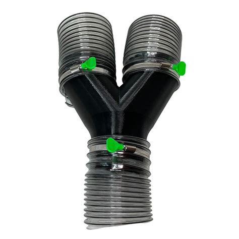 4 inch to 2x 4 inch Port Dust Hose Y Splitter For Dust Collection ...