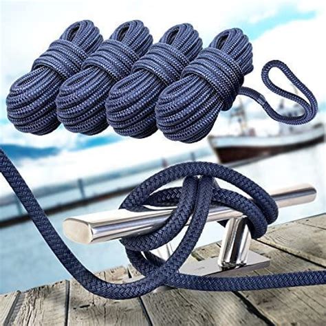 High Strength Boat Mooring Rope Marine Safety Rope Double Braided Dock