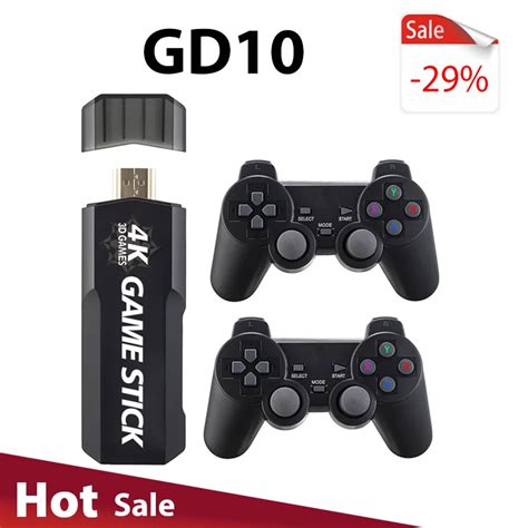 Gd10 Manette De Jeu Vidéo Rétro 4k 2022g Contrôleur Sans Fil