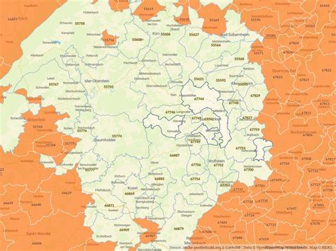 Postleitzahl 67744 • 13 Orte im Postleitzahlengebiet