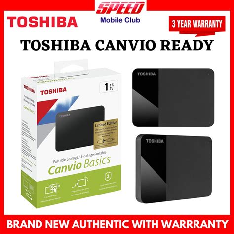 Toshiba Canvio Ready 1TB Portable External HDD USB3 0 For PC Laptop