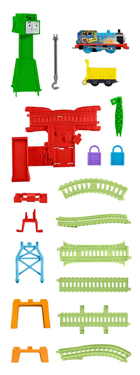 Thomas Friends TrackMaster Hyper Glow Night Delivery Track Set With