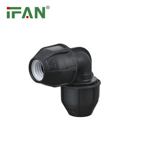 Ifan Factory Irrigation Pe Plumbing Pipe Fitting Material Elbow Pp