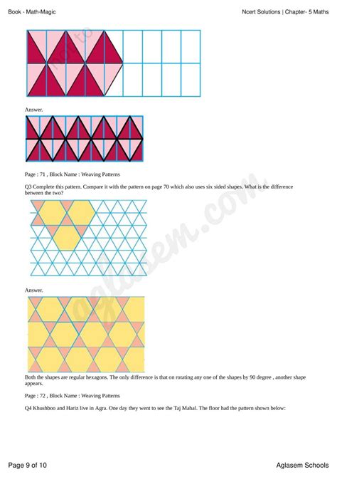 Ncert Solutions For Class 3 Maths Chapter 5 Shapes And Designs