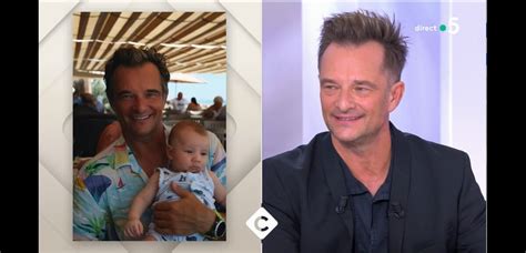 Photo David Hallyday D Voile Le Visage De Son Petit Fils Harrison