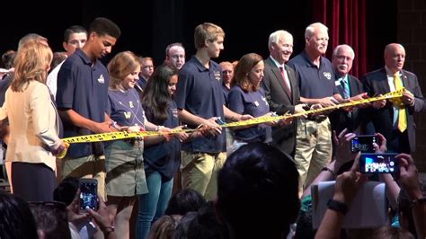 Bentonville West High School Holds Ribbon Cutting And Open House