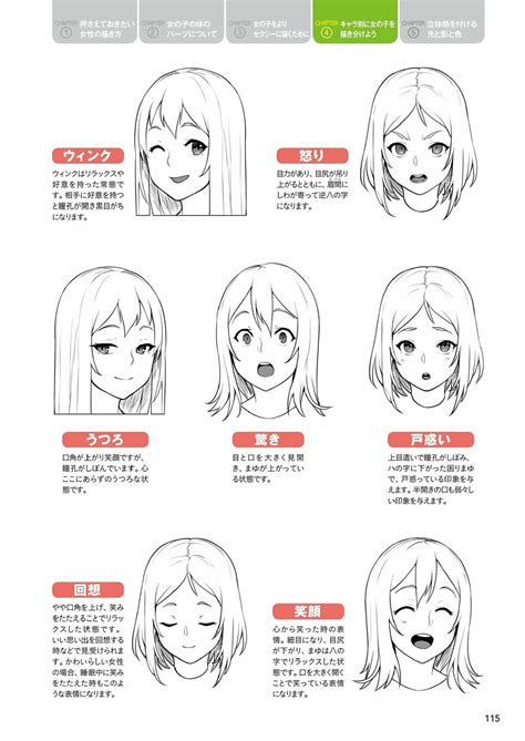 12 anime male facial expressions chart tutorial animeoutline – Artofit