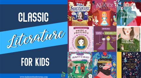 Classic LIterature for Kids | Introducing Kids to Classics | Babies to ...