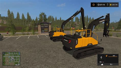 Volvo Ec300e Pack V10 Fs17 Farming Simulator 17 Mod Fs 2017 Mod