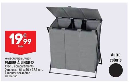 Promo Panier à linge home création living chez ALDI