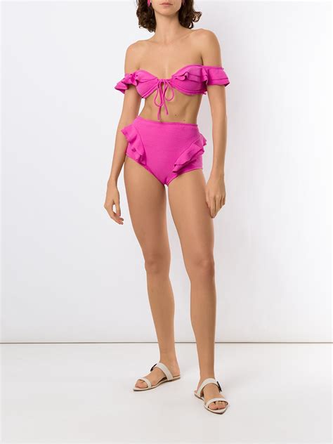 Clube Bossa Hopi Bikini Top Pink FARFETCH AE