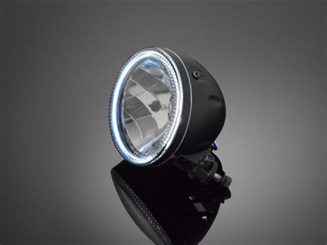 Highway Hawk Headlight With Led Ring Jussinmaki Net Verkkokauppa