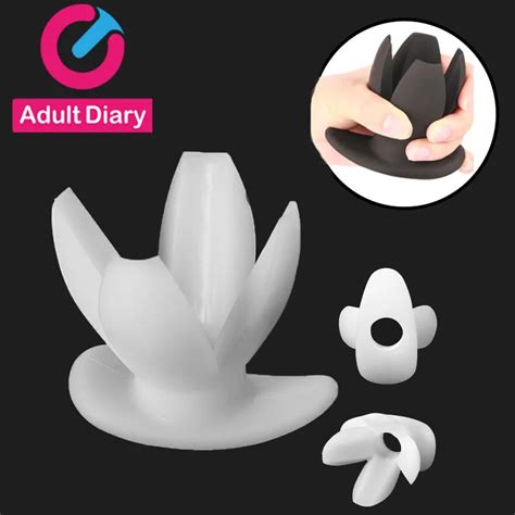 Diario Adulto Super Power Fetiche Flor Anal Plug Silicona Apertura Anal