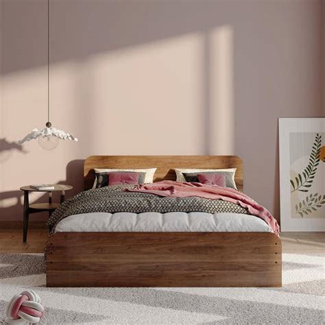 Buy Engineered Wood Non Storage Bed Astra Online At Best Price In India