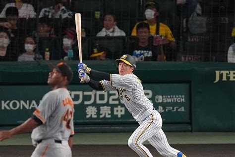 阪神・近本光司が2試合ぶりの同点3号ソロ メルセデスの内角スライダーを一閃 サンスポ