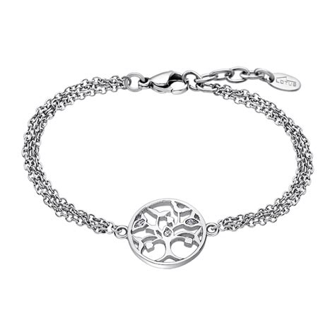 Lotus Style Bracelet Femme Acier Arbre De Vie Ls