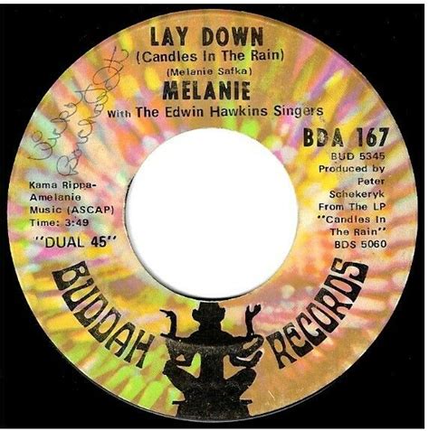 Melanie / Lay Down (Candles in the Rain) | Buddah BDA-167 | Single, 7 ...