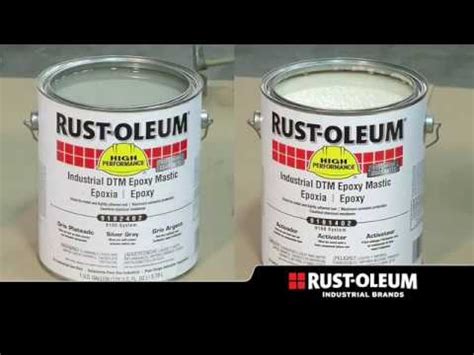 Rust Oleum Industrial High Performance DTM Epoxy Mastic 9100 System