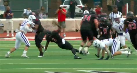 Incarnate Word Qb Lindsey Scott Jr Unleashes Insane Td Throw While