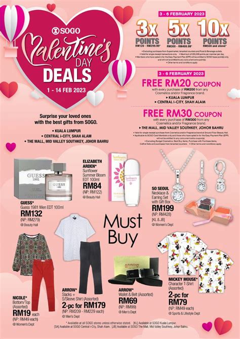 Feb Sogo Valentine S Day Sale Everydayonsales