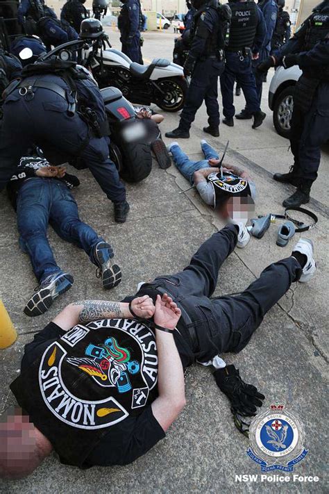 Strike Force Raptor South Arrest Bikie Gang Members In Illawarra To Put