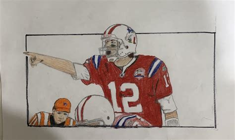 Tom Brady Drawing / Patriots quarterback tom brady warms up with his ...