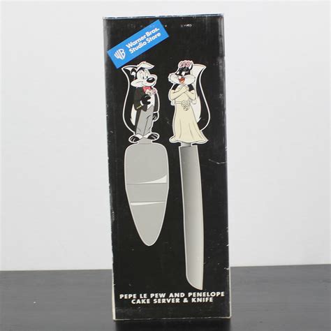 Vintage Pepé Le Pew And Penelope Pussycat Wedding Cutlery