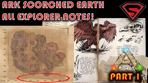 Ark Scorched Earth All Explorer Notes Part 1 Youtube