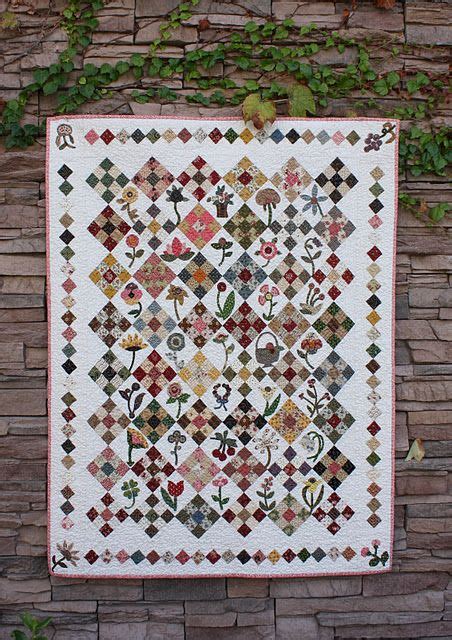 Calico Garden Quilt Quilts Miniature Quilts Applique Quilts