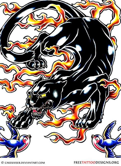 Panther Tattoo Flash