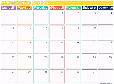 Mamigio Calendario Mensile Scaricabile